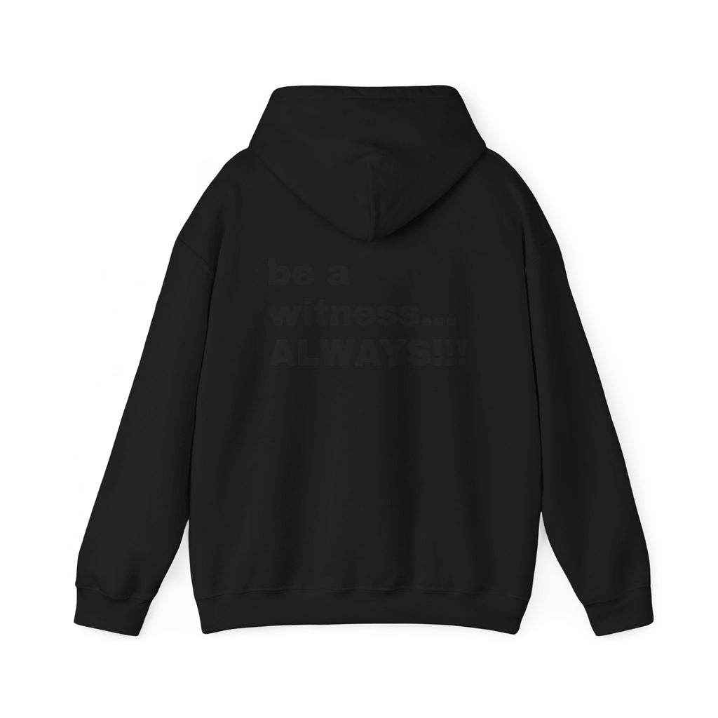 MATTHEW 5:16 - be a witness,,, ALWAYS!! (back) Hoodie