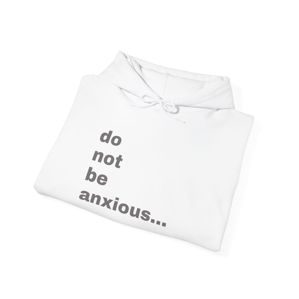 do not be anxious... Philippians 4:6-7 Sleeve Hoodie