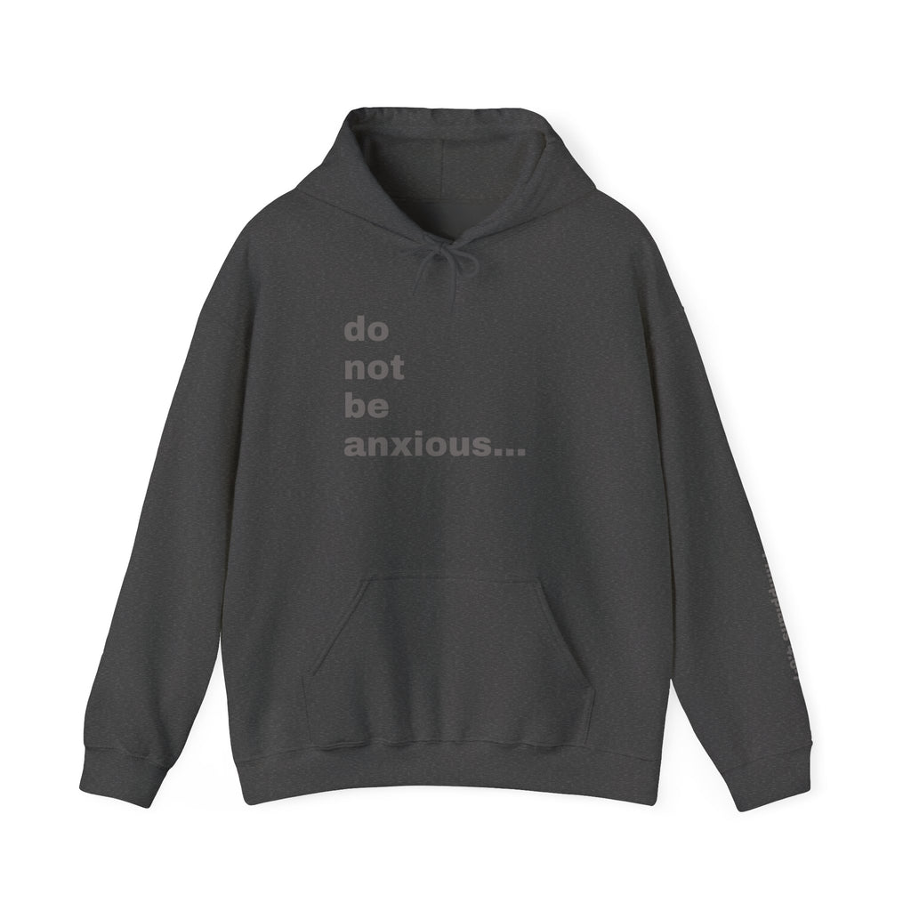 do not be anxious... Philippians 4:6-7 Sleeve Hoodie