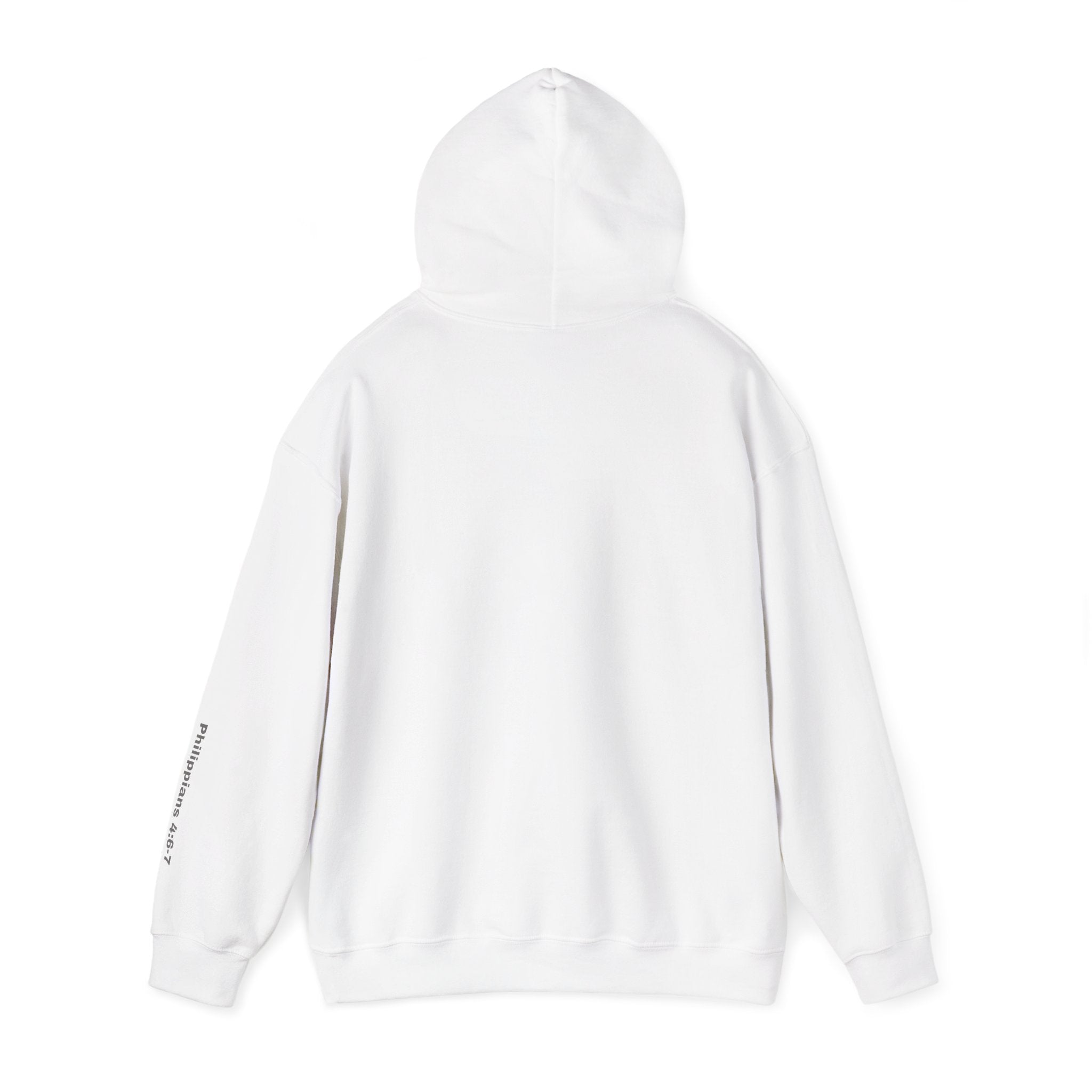 do not be anxious... Philippians 4:6-7 Sleeve Hoodie