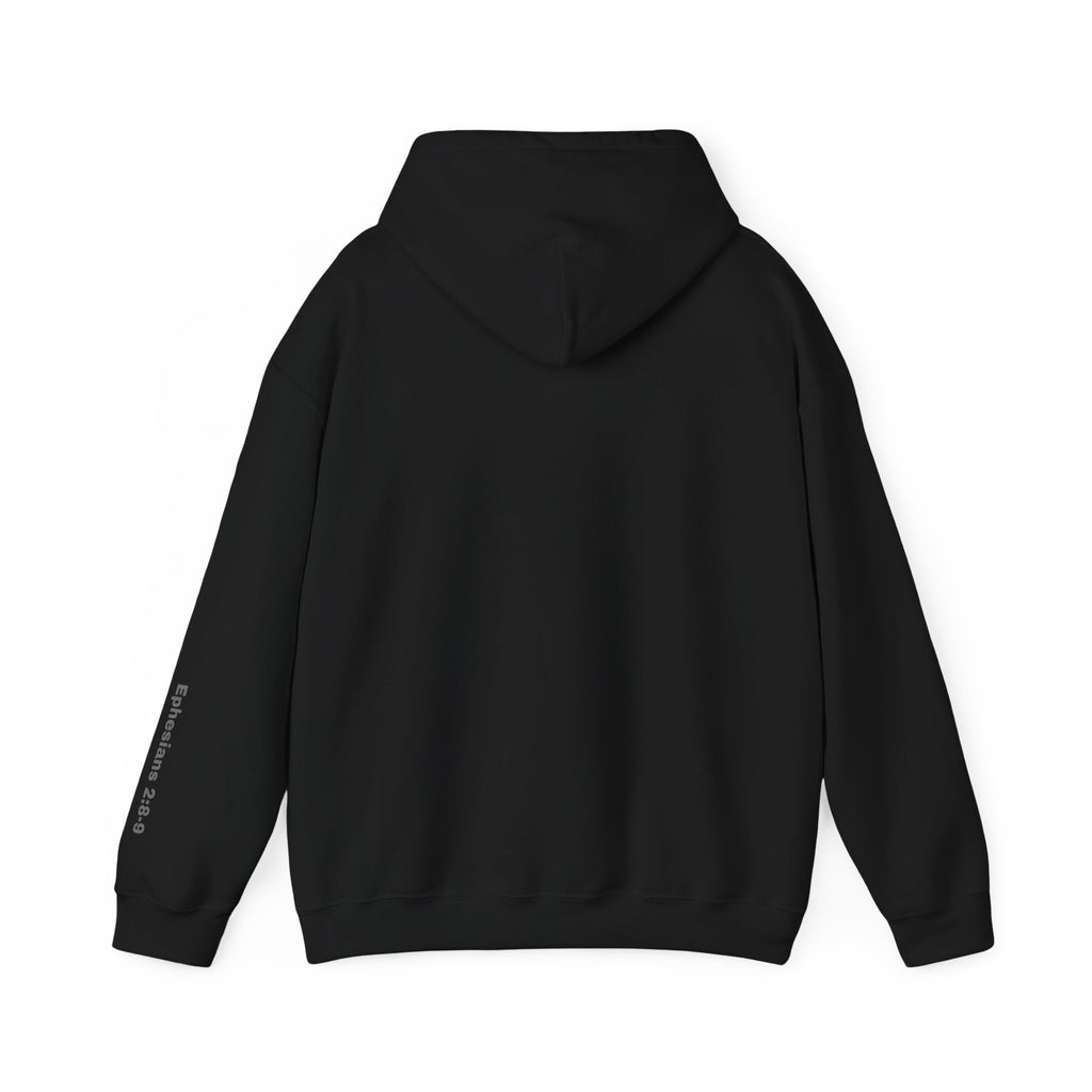 saved by grace, through faith..., Ephesians 2:8-9 Sleeve Hoodie