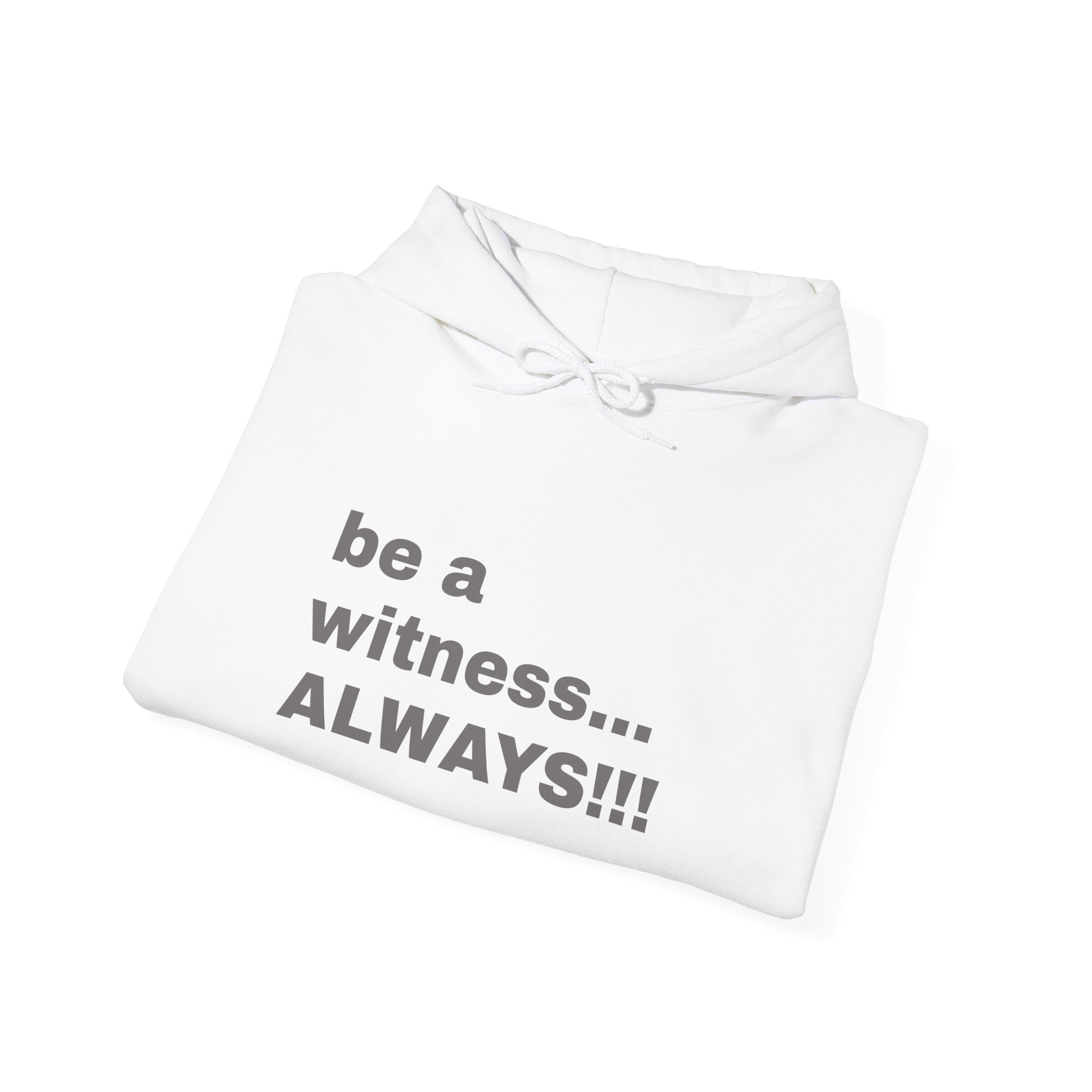be a witness... ALWAYS!!!, Matthew 5:16 Sleeve Hoodie