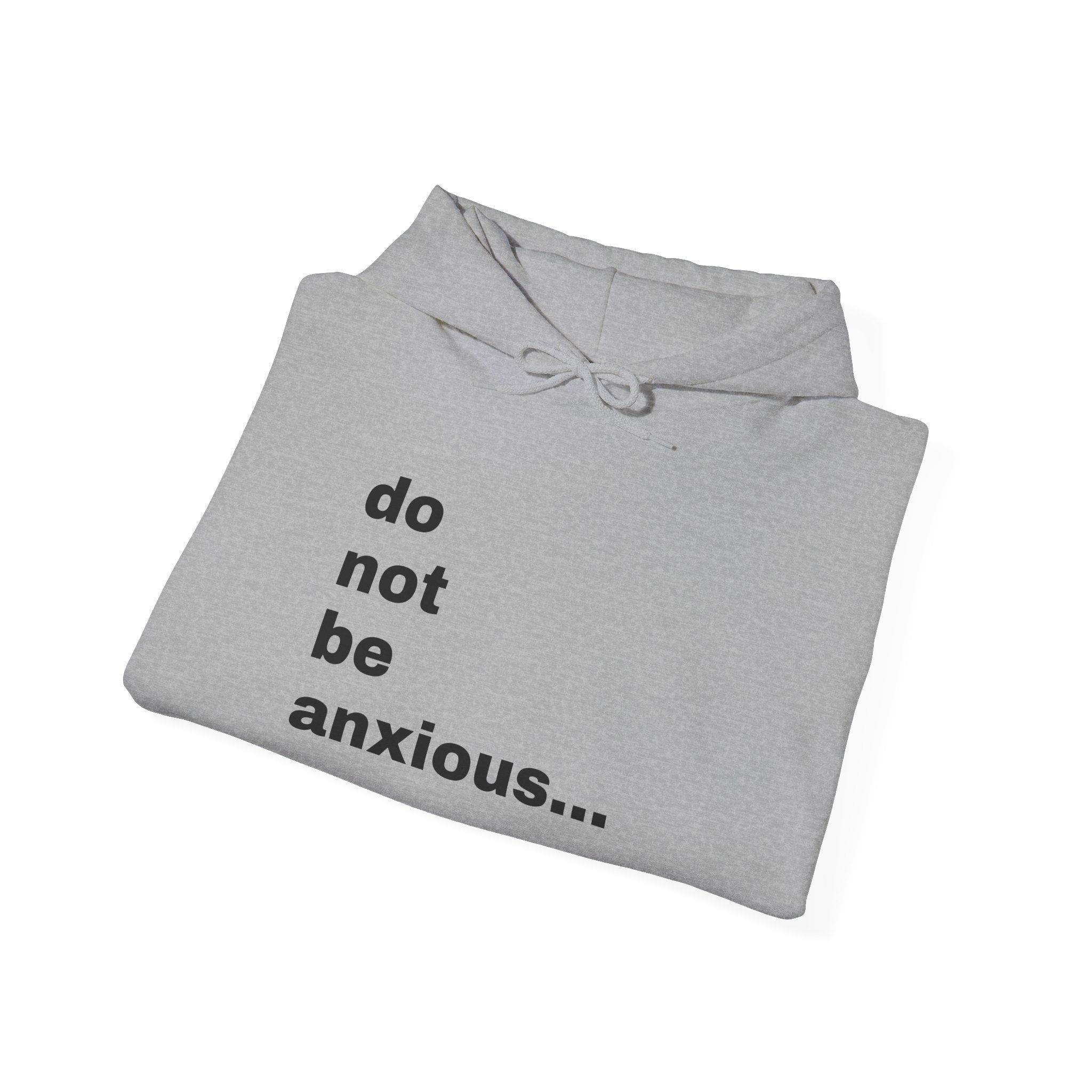 do not be anxious... Philippians 4:6-7 Sleeve Hoodie