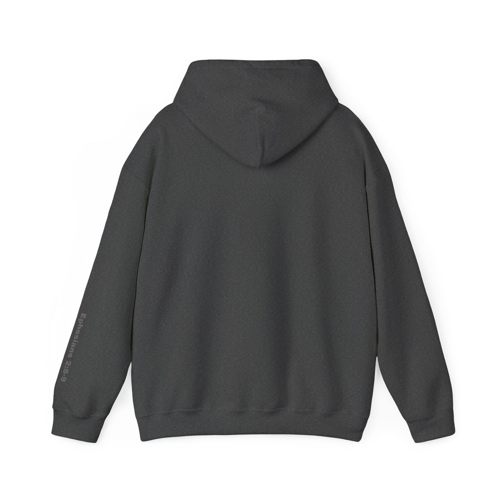 saved by grace, through faith..., Ephesians 2:8-9 Sleeve Hoodie