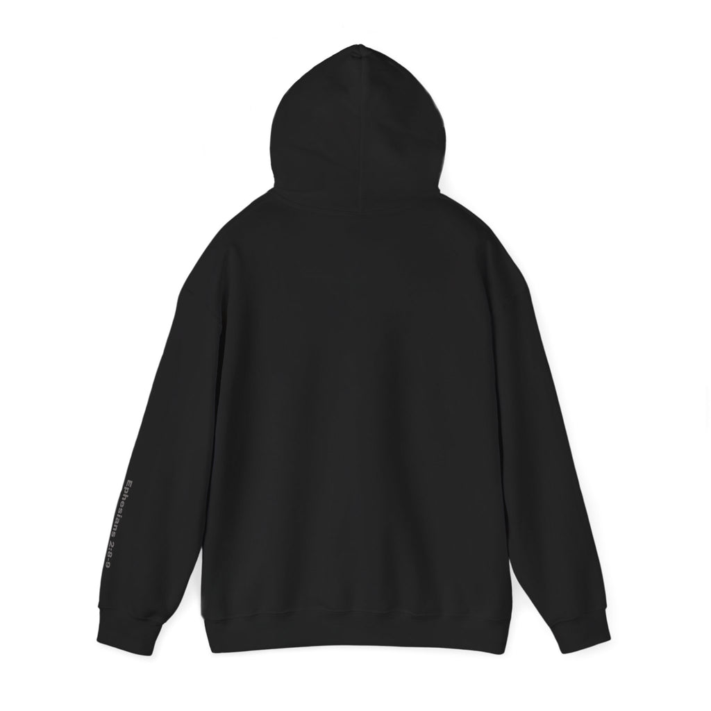 saved by grace, through faith..., Ephesians 2:8-9 Sleeve Hoodie
