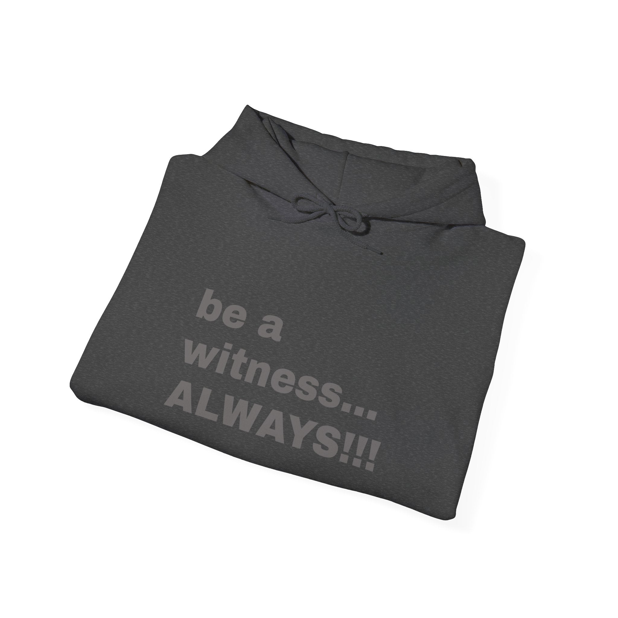 be a witness... ALWAYS!!!, Matthew 5:16 Sleeve Hoodie