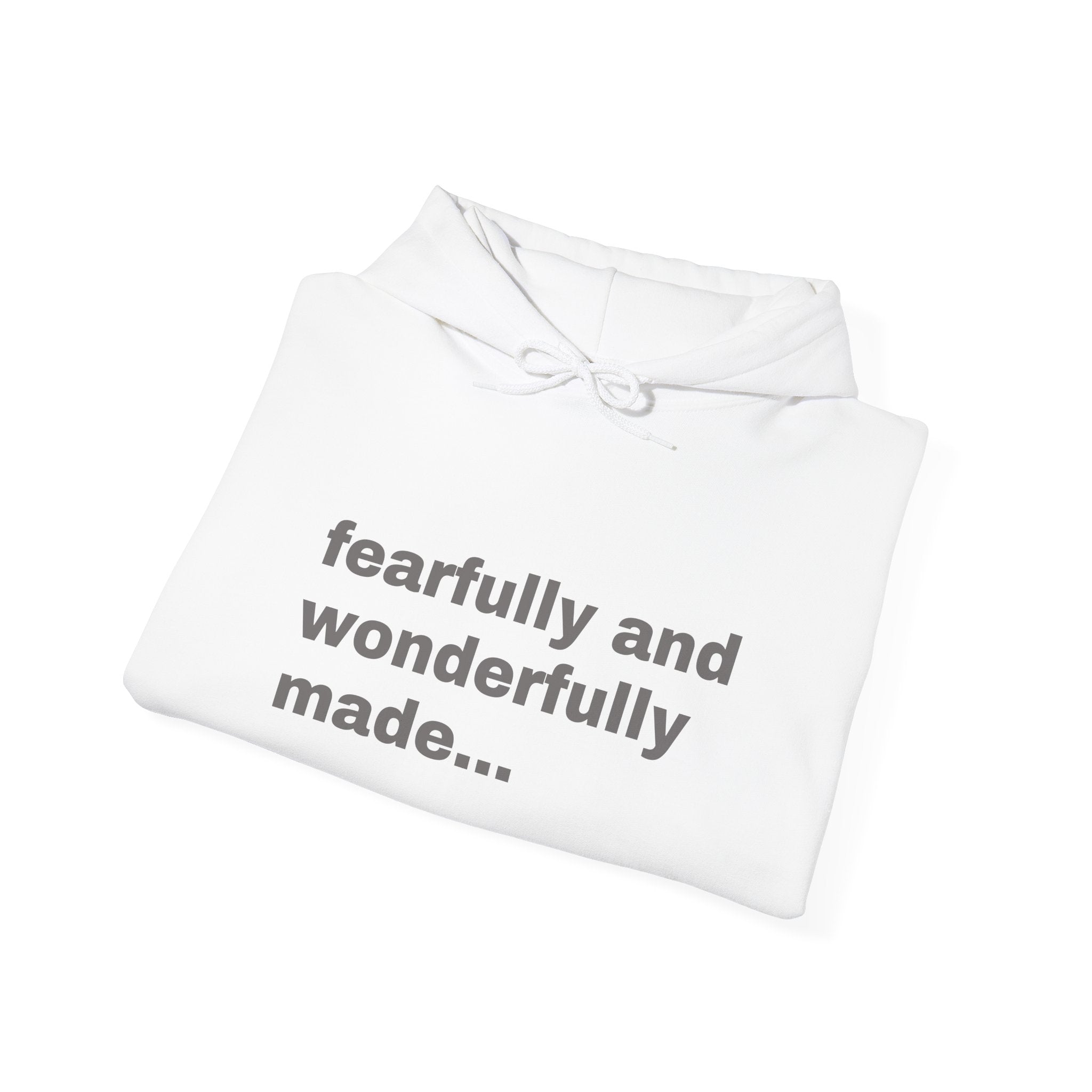 fearfully and wonderfully made, Psalm 139:14 Sleeve Hoodie