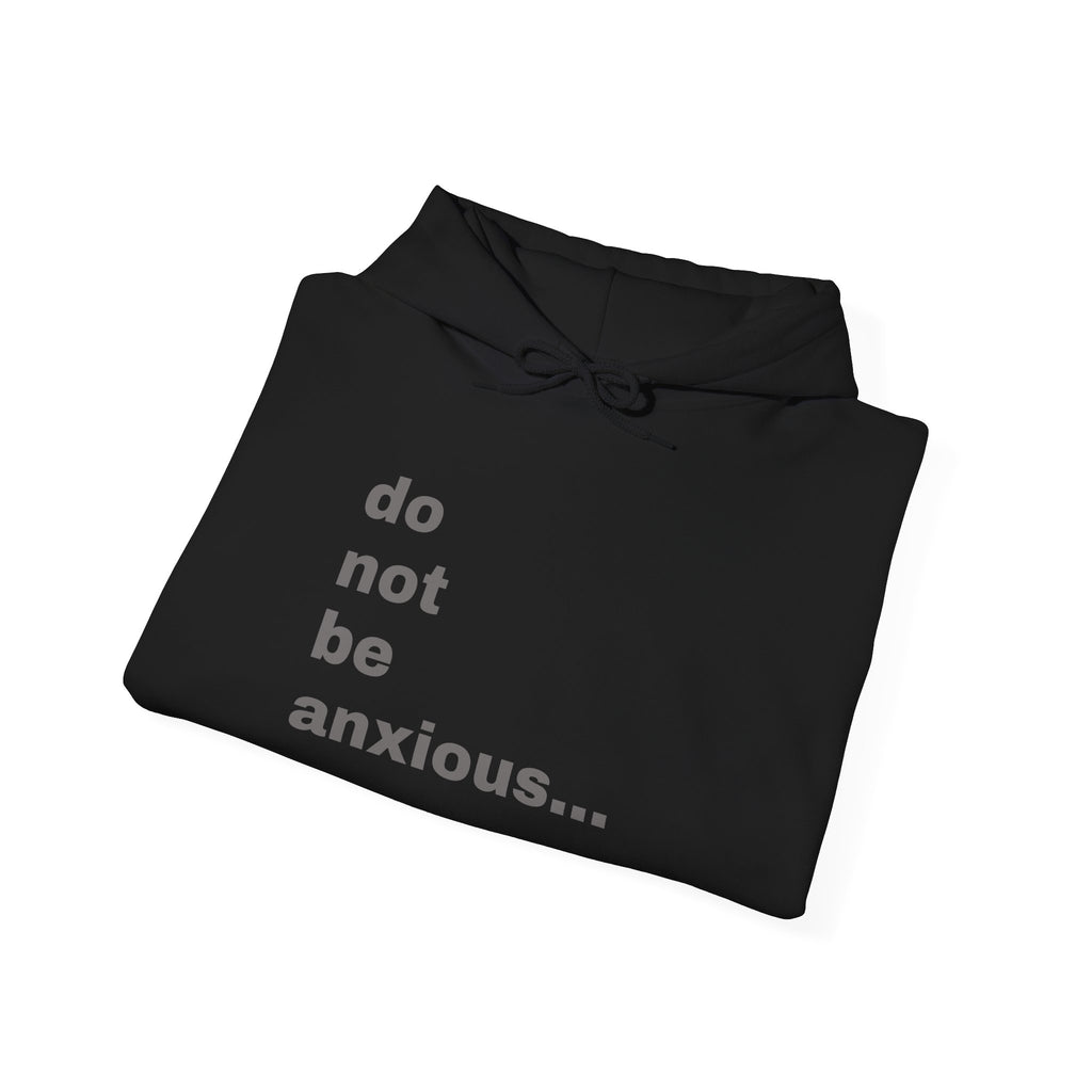 do not be anxious... Philippians 4:6-7 Sleeve Hoodie