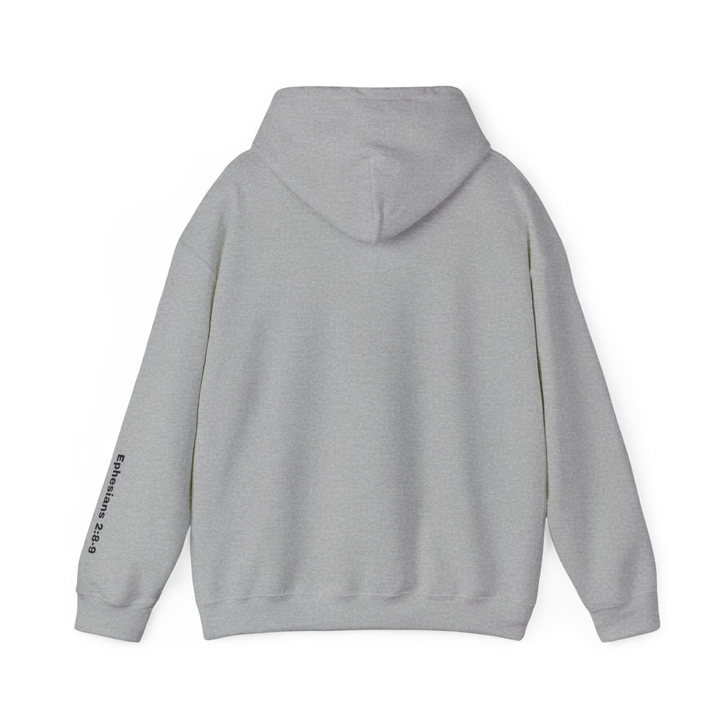 saved by grace, through faith..., Ephesians 2:8-9 Sleeve Hoodie